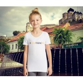 Dievčenské tričko z certifikovanej bio bavlny SOMTRENCIN