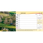 Stolový riadkový kalendár SLOVENSKO